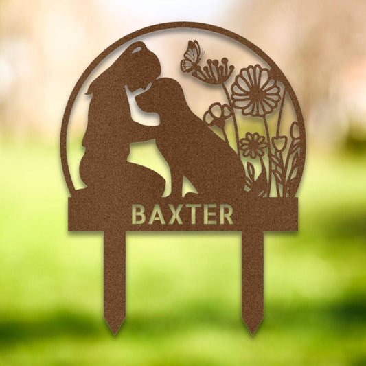 Personalized Yard Stake III Copper | Barkhaus Metal Company